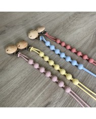 Chupetero de Madera Personalizado con Nombre Grabado