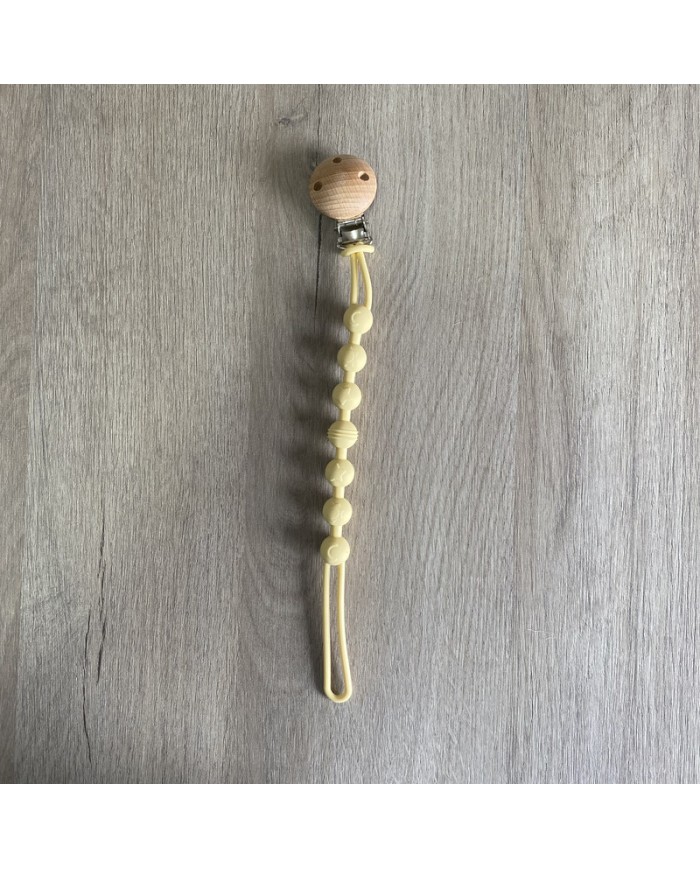 Chupetero de Madera Personalizado con Nombre Grabado