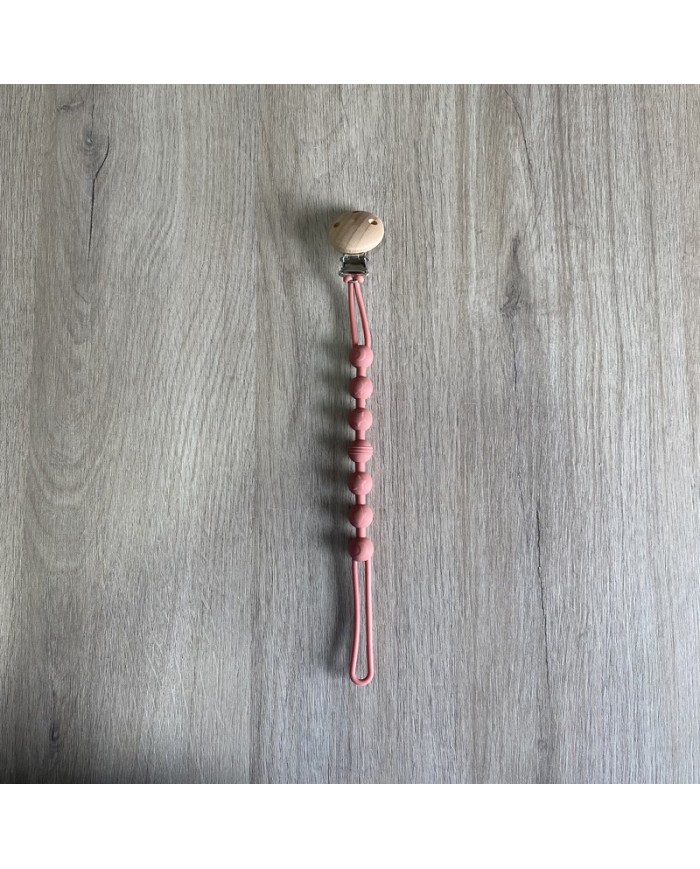 Chupetero de Madera Personalizado con Nombre Grabado