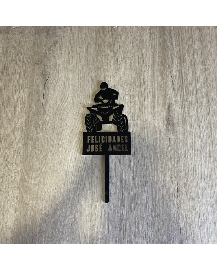 Topper Quad con Nombre