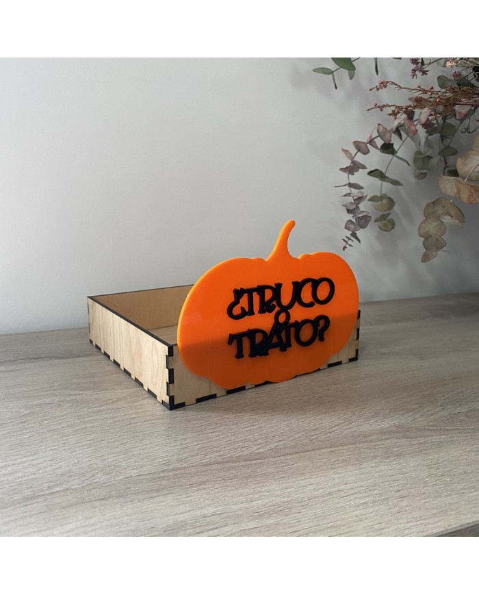 Caja Dulces para Halloween "Calabaza"