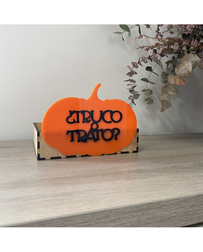 Caja Dulces para Halloween "Calabaza"