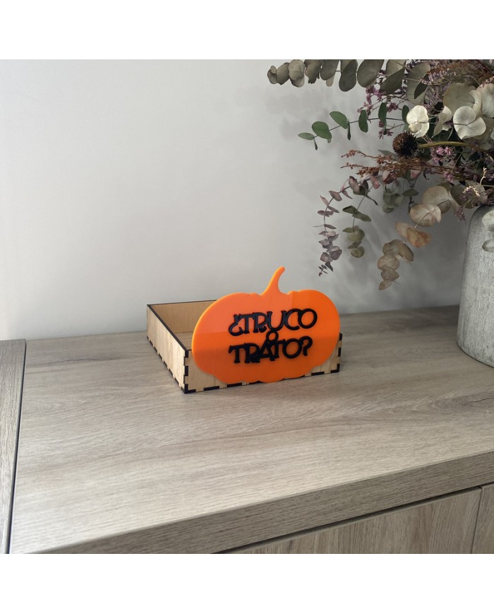 Caja Dulces para Halloween "Calabaza"