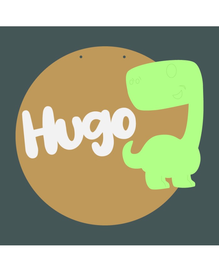 Cartel Dinosaurio T-Rex Nombre