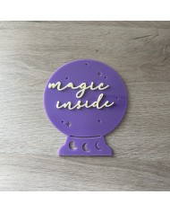 Colgador Puerta Bola de Cristal "Magic inside"