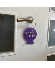 Colgador Puerta Bola de Cristal "Magic inside"