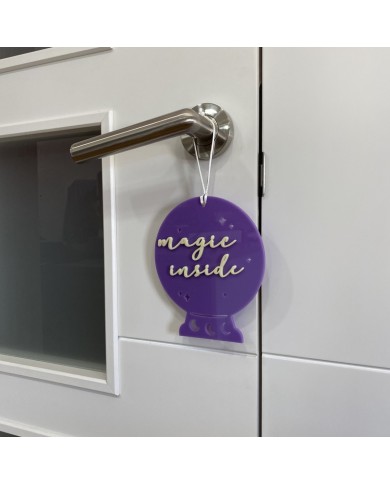 Colgador Puerta Bola de Cristal "Magic inside" Colgador Puerta Bola de Cristal "Magic inside"