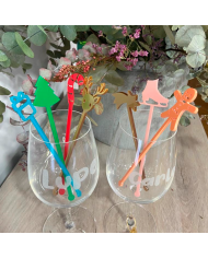 Identificador de Copas Estrella con Inicial Calada