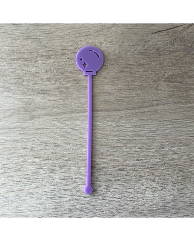 Agitador Bola de Cristal Morada Agitador Bola de Cristal Morada