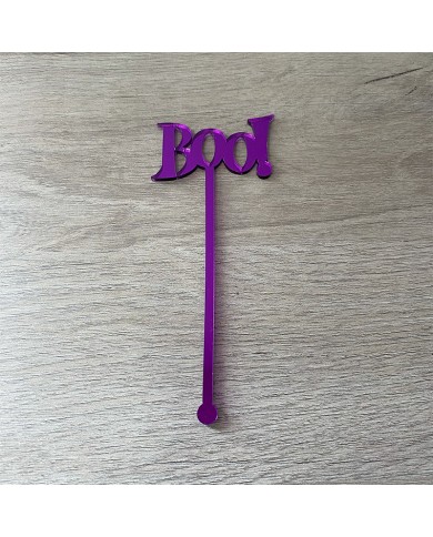Agitador Boo! Morado Espejo Agitador Boo! Morado Espejo