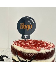 Topper Bola de Cristal con Nombre