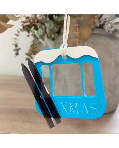Adorno de Navidad con Forma de Telesilla Adorno de Navidad con Forma de Telesilla