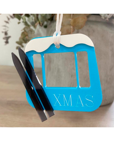 Adorno de Navidad con Forma de Telesilla Adorno de Navidad con Forma de Telesilla