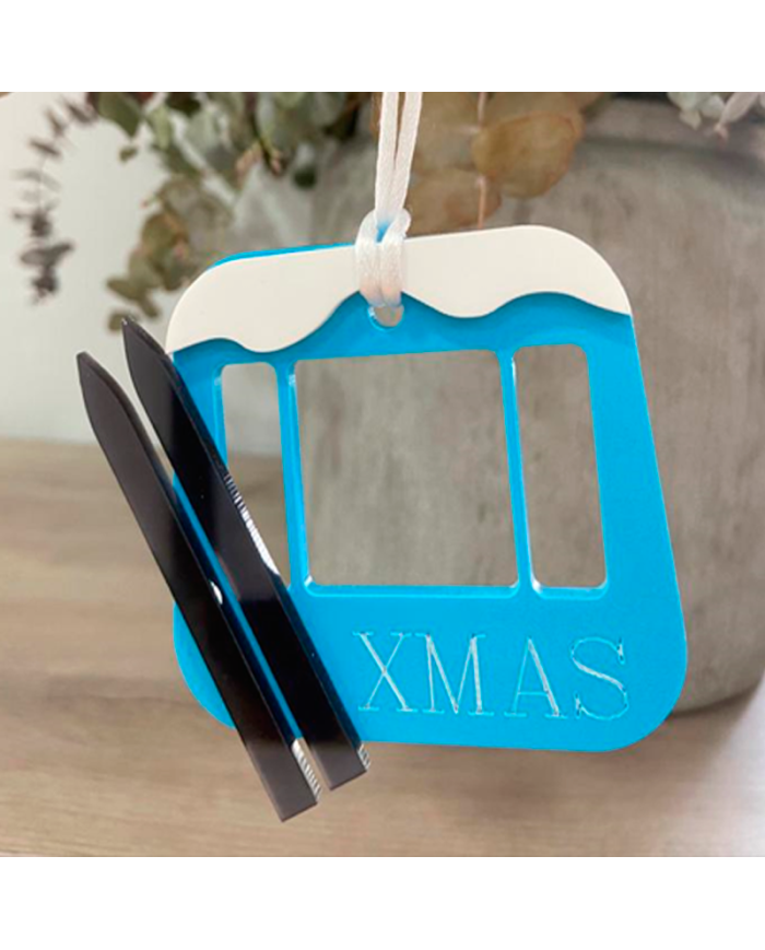 Adorno de Navidad con Forma de Telesilla