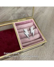 Pendientes Rayo Doble