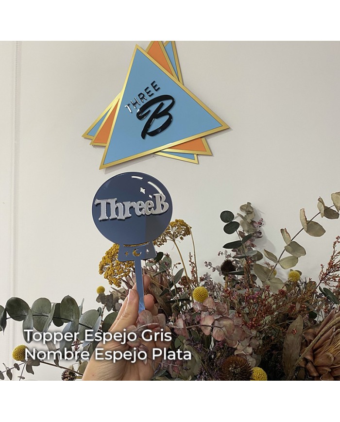 Topper Bola de Cristal con Nombre
