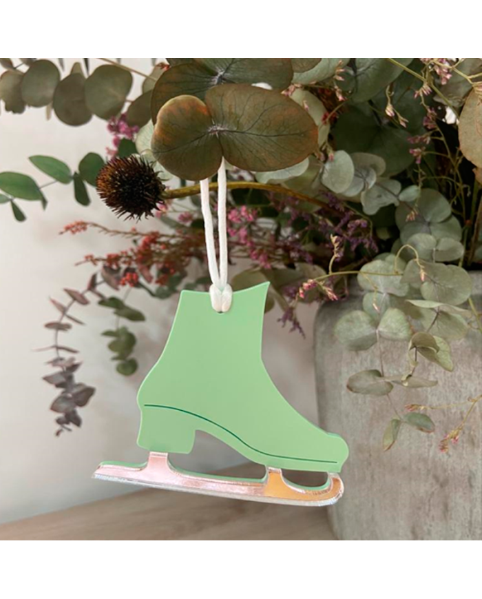 Adorno de Navidad con Forma de Patín