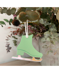 Adorno de Navidad con Forma de Patín