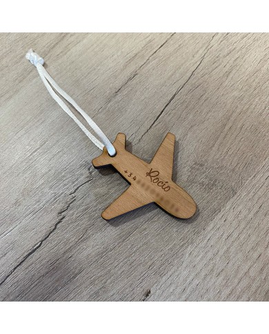 Identificador de Maleta Avión con Nombre y Número de Teléfono Identificador de Maleta Avión con Nombre y Número de Teléfono