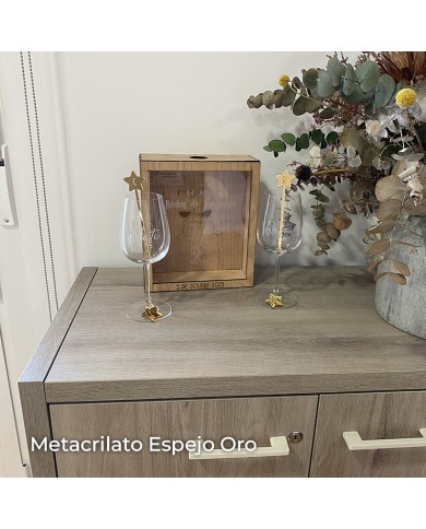 Agitador de Estrella con Inicial Grabada