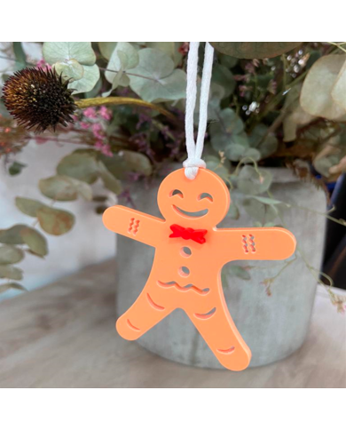 Adorno de Navidad con Forma de Muñeco de Galleta de Jengibre Adorno de Navidad con Forma de Muñeco de Galleta de Jengibre