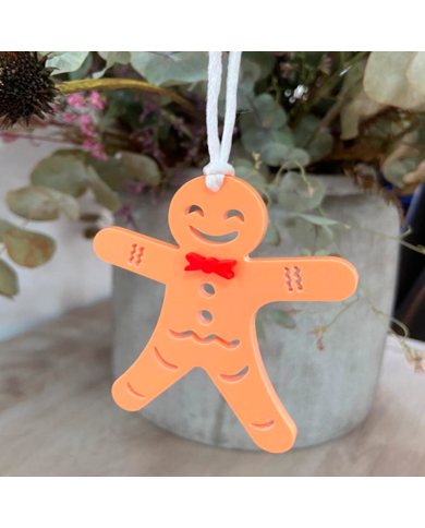 Adorno de Navidad con Forma de Muñeco de Galleta de Jengibre Adorno de Navidad con Forma de Muñeco de Galleta de Jengibre