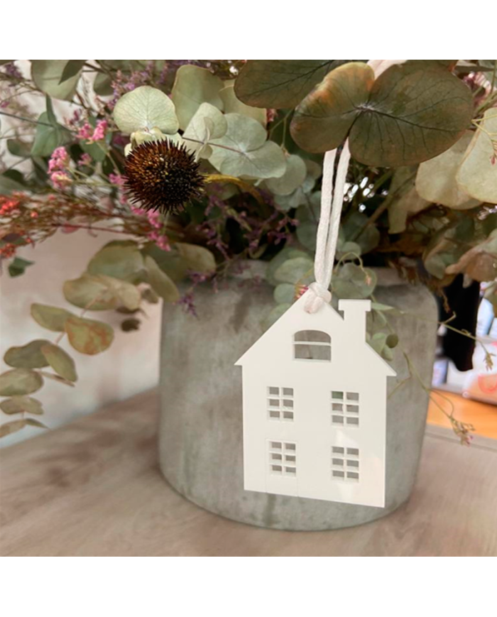 Adorno de Navidad con Forma de Casa Adorno de Navidad con Forma de Casa