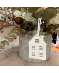 Adorno de Navidad con Forma de Casa Adorno de Navidad con Forma de Casa