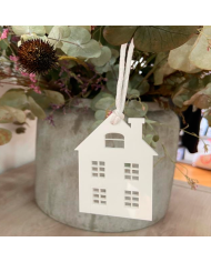 Adorno de Navidad con Forma de Casa Adorno de Navidad con Forma de Casa