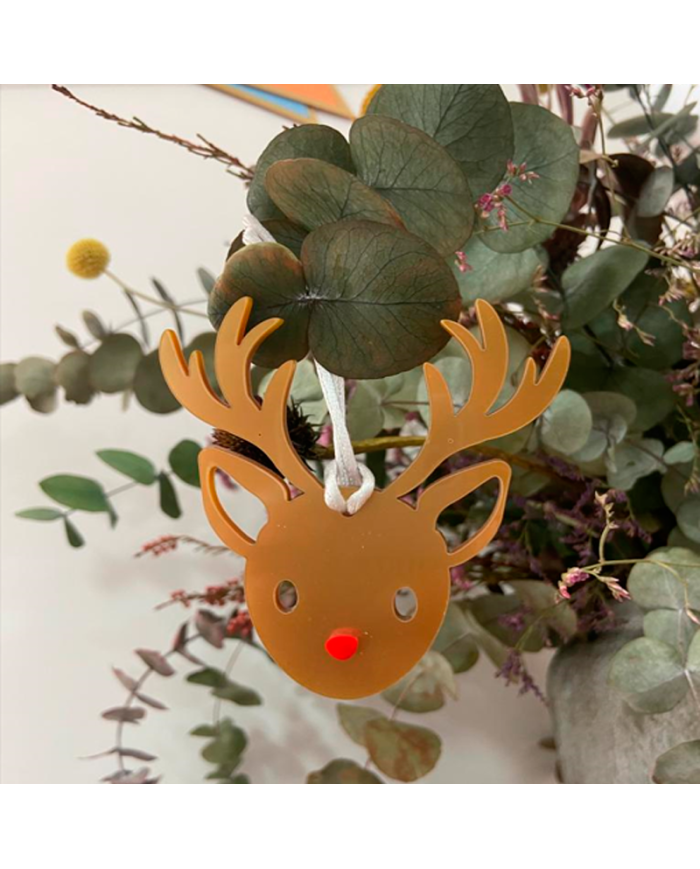 Adorno de Navidad con Forma de Reno