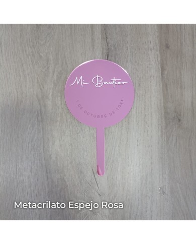 Topper Mi Bautizo con Fecha