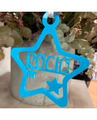 Bola de Navidad con Forma de Unicornio y Nombre