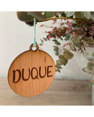 Bola de Navidad Redonda con Estrellas y Nombre Bola de Navidad Redonda con Estrellas y Nombre