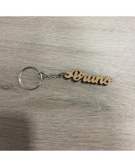 Llavero de Madera con Nombre