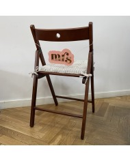 Cartel "Mr" y "Mrs" para Sillas