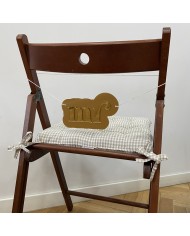 Cartel "Mr" y "Mrs" para Sillas