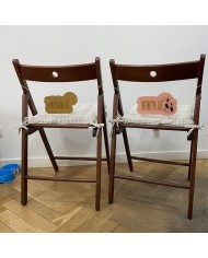 Cartel "Mr" y "Mrs" para Sillas