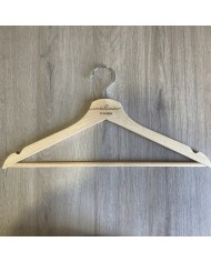 Percha Personalizada con Nombre y Fecha de Boda Grabados