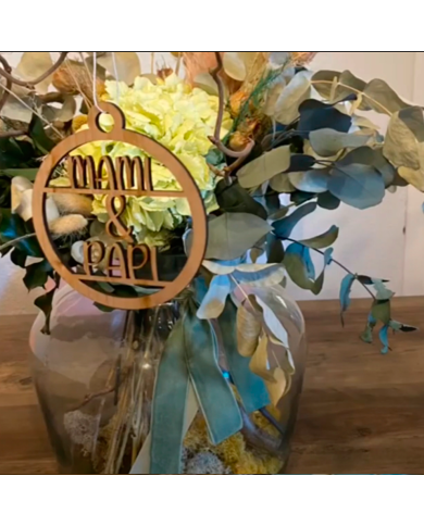 Bola de Navidad con Dos Nombres