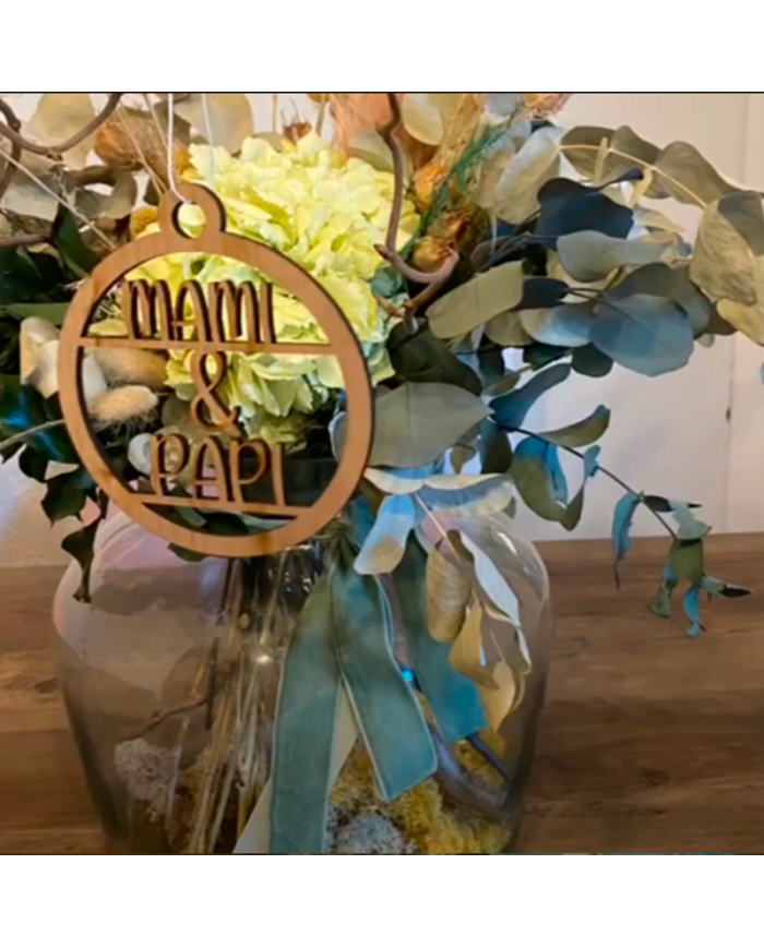 Bola de Navidad con Dos Nombres