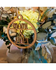 Bola de Navidad con Dos Nombres