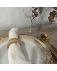 Servilletero de Madera con Nombre Grabado