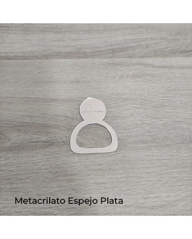 Servilletero Círculo con Nombre Grabado