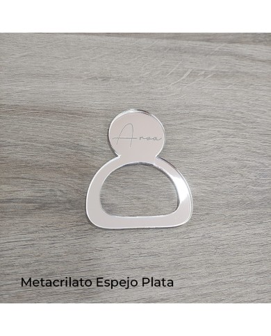 Servilletero Círculo con Nombre Grabado