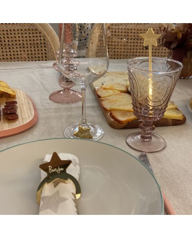 Servilletero Estrella con Nombre Grabado