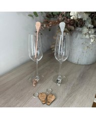 Pack Boda Novios "Hoy brindamos por vuestro amor"