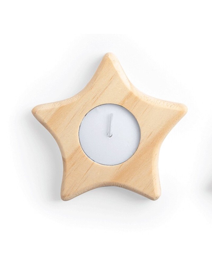 Vela en Forma de Estrella de Navidad