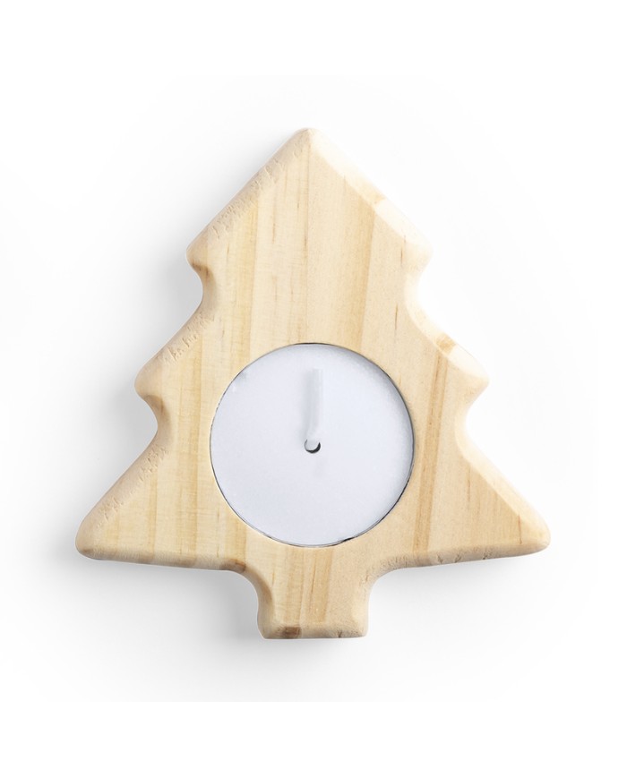 Vela en Forma de Árbol de Navidad
