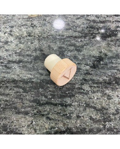 Tapón de Madera Personalizado con Inicial Grabada para Botellas de Vino Tapón de Madera Personalizado con Inicial Grabada para Botellas de Vino