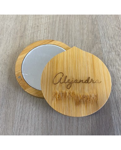Espejo Personalizado con Tapa Grabada Espejo Personalizado con Tapa Grabada